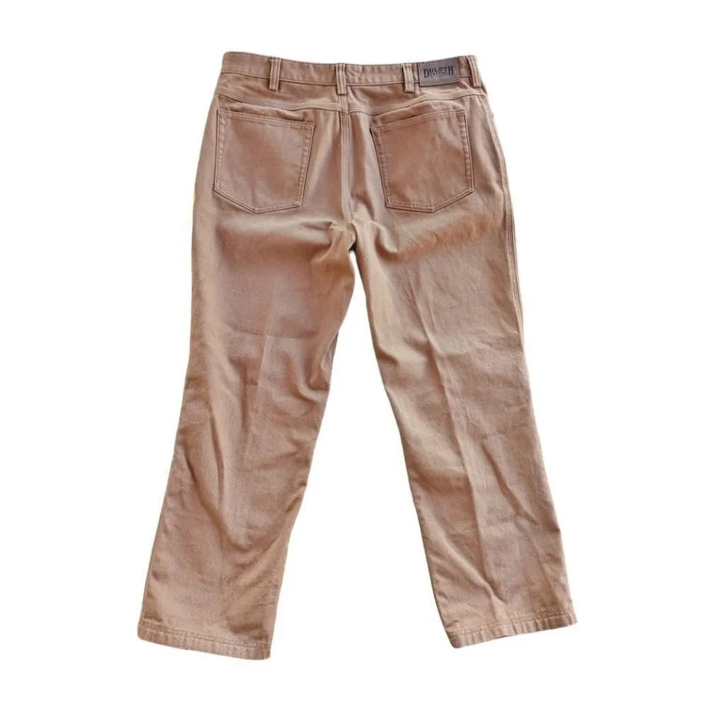 Duluth Trading Workwear Heavyweight Canvas Fire Hose Pants Desert Khaki sz 38